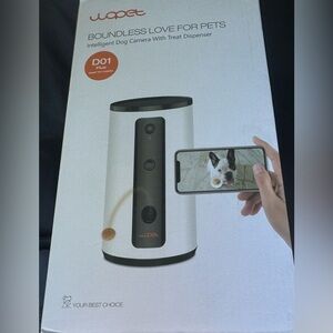 - WOPET Dog Camera D01 Plus: 5G WiFi Pet Camera with Treat Tossing